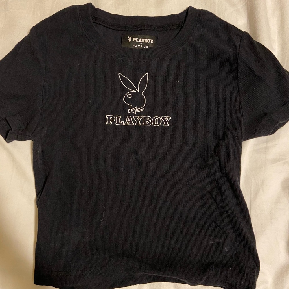 Cropped Playboy top